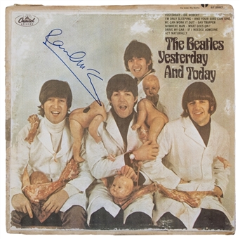 Paul McCartney Autographed Third State Beatles Butcher Album "Yesterday and Today" (Beckett)